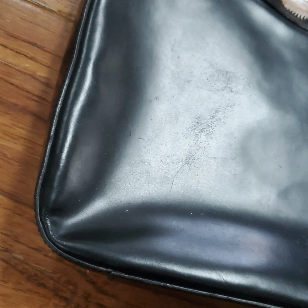 Gucci Tom Ford Era 1998 Black Leather Y2K Shoulder Bag